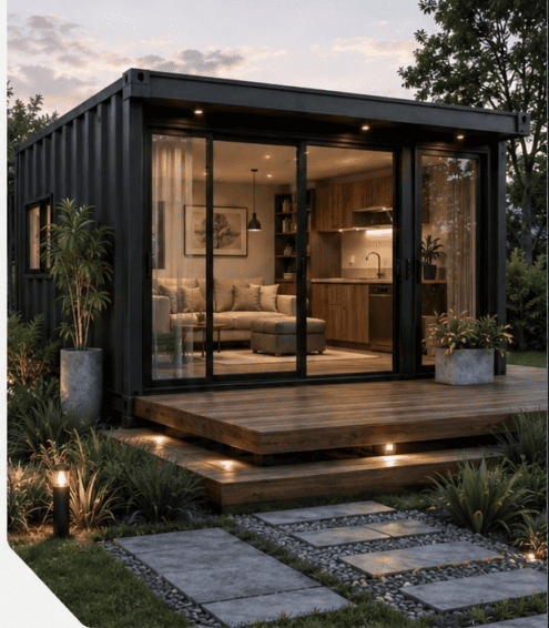 Exemplo de projeto residencial container
