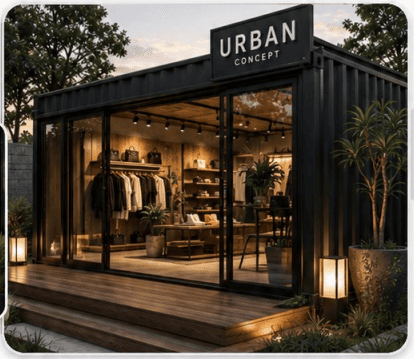Exemplo de projeto comercial container